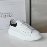 Giày Alexander McQueen gót da đen Like Auth