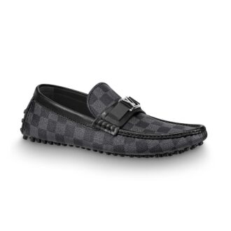 Giày Louis Vuitton Hockenheim Moccasin họa tiết caro