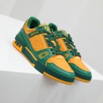 Giày Louis Vuitton LV Trainer Green Orange Like Auth