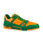 Giày Louis Vuitton LV Trainer Green Orange Like Auth