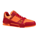 Giày Louis Vuitton LV Trainer Red Orange White Like Auth