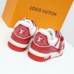 Giày Louis Vuitton LV Trainer Red White Like Auth