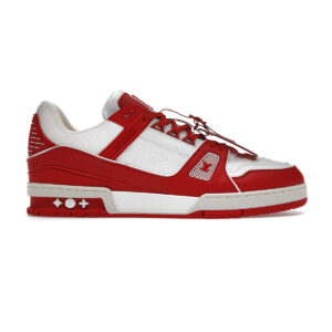 Giày Louis Vuitton LV Trainer Red White Like Auth