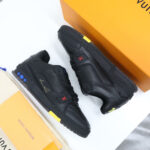 Giày Louis Vuitton LV Trainer Sneaker Black màu đen 54 Like Auth