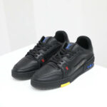 Giày Louis Vuitton LV Trainer Sneaker Black màu đen 54 Like Auth