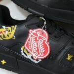 Giày Louis Vuitton LV Trainer Sneaker Tiger Black Like Auth