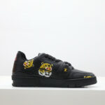 Giày Louis Vuitton LV Trainer Sneaker Tiger Black Like Auth