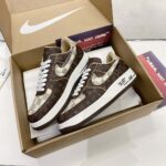 Giày AF1 LV nâu Like Auth