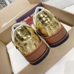 Giày Nike x LV Air Force 1 Low Virgil Abloh "Metallic Gold" Like Auth