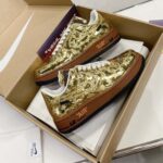 Giày Nike x LV Air Force 1 Low Virgil Abloh "Metallic Gold" Like Auth