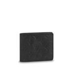 Ví Louis Vuitton Multiple Wallet Monogram màu đen hoa dập chìm like auth 1:1