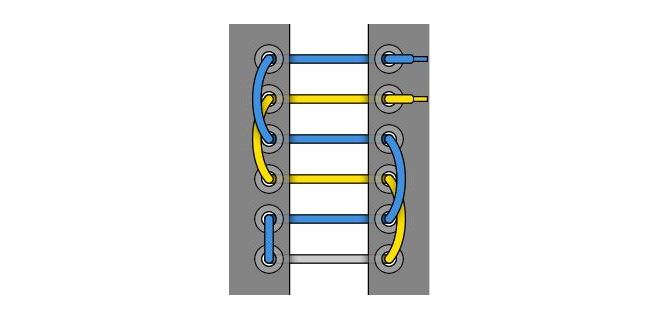 Cách buộc dây giày Gucci kiểu đạp xe