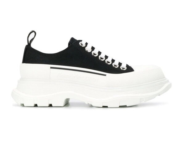 Giày Alexander McQueen Chunky Sole Black White Like Auth