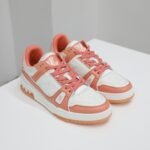 Giày Louis Vuitton hồng Trainer Monogram Pink