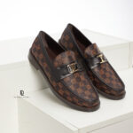 Giày Louis Vuitton Major Loafer caro nâu