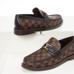 Giày Louis Vuitton Major Loafer caro nâu