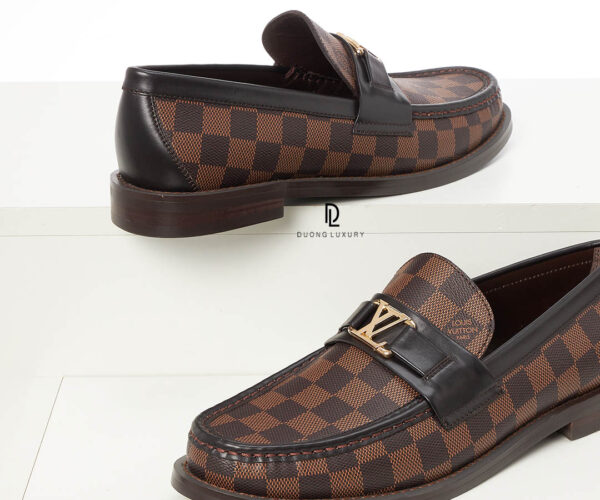 Giày Louis Vuitton Major Loafer caro nâu