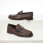 Giày Louis Vuitton Major Loafer caro nâu