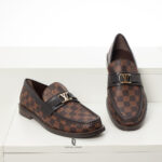 Giày Louis Vuitton Major Loafer caro nâu