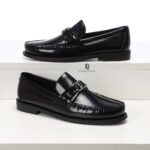 Giày Louis Vuitton Major Loafer đế cao da bóng