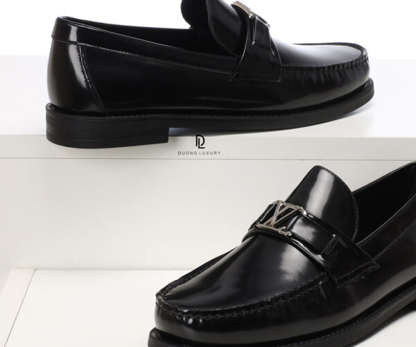 Giày Louis Vuitton Major Loafer đế cao da bóng