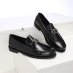 Giày Louis Vuitton Major Loafer đế cao da bóng