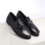 Giày Louis Vuitton Major Loafer đế cao da bóng