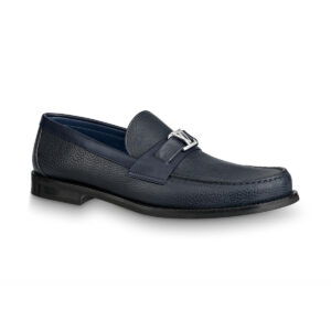 Giày Louis Vuitton Major Loafer đế cao màu xanh