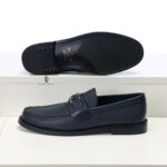 Giày Louis Vuitton Major Loafer đế cao màu xanh Like Auth