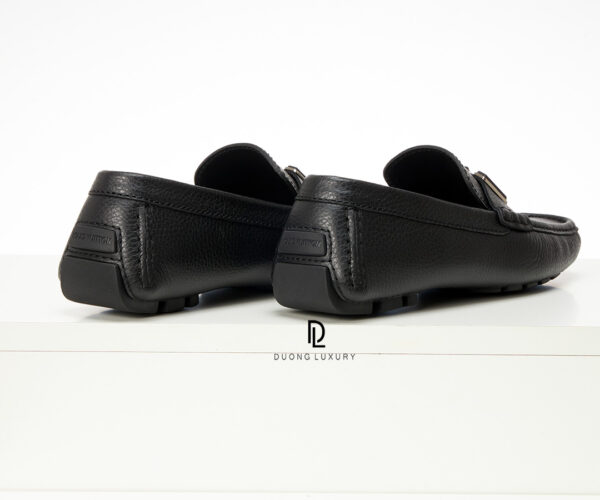 Giày Louis Vuitton Monte Carlo Mocassin khóa LV đen