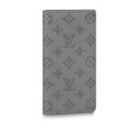 Ví gập Louis Vuitton Brazza màu xám họa tiết hoa Monogram Like Auth