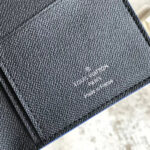 Ví gập Louis Vuitton Brazza Wallet viền xanh da taiga Like Auth