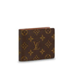 Ví ngắn Louis Vuitton Monogram họa tiết hoa nâu Like Auth