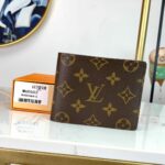 Ví ngắn LV Monogram họa tiết hoa nâu Like Auth