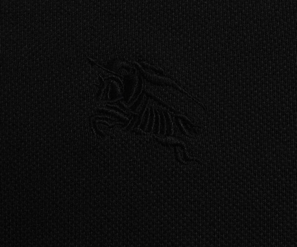 Áo Polo Burberry Brit logo ngựa màu đen Like Auth