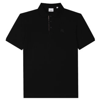 Áo Polo Burberry Brit logo ngựa màu đen Like Auth