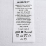 Áo Polo Burberry Brit trắng logo thêu ngựa Like Auth