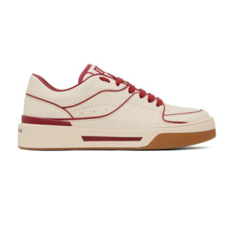 Giày Dolce & Gabbana Beige & Green viền đỏ Like Auth