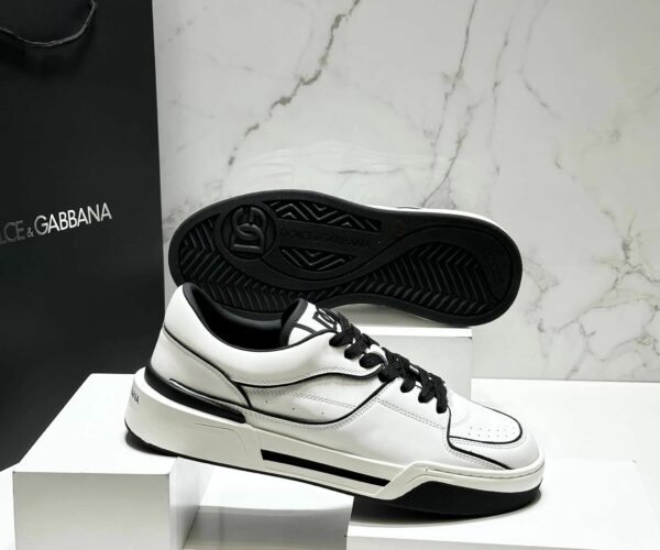 Giày Sneaker Dolce & Gabbana trắng viền đen Like Auth