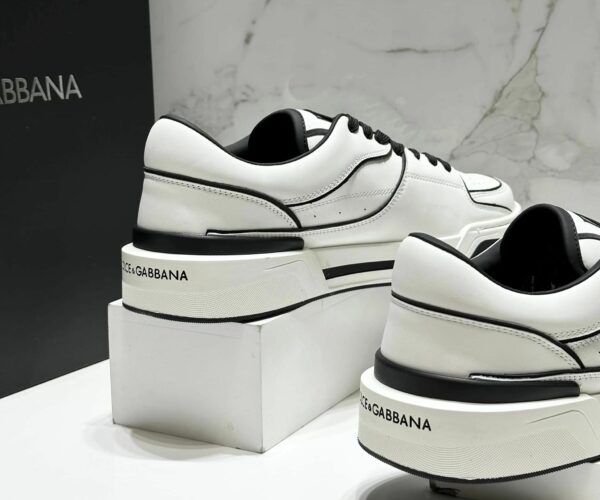 Giày Sneaker Dolce & Gabbana trắng viền đen Like Auth