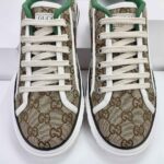 Giày Gucci Tennis 1977 Beige/Ebony màu nâu Like Auth