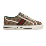 Giày Gucci Tennis 1977 Beige/Ebony màu nâu Like Auth