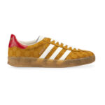 Giày Gucci x adidas Gazelle Monogram "Brown" Like Auth