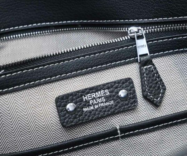 Túi xách nam Hermes màu đen công sở khoá số