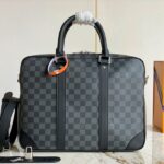 Túi xách nam Louis Vuitton hoạ tiết caro Like Auth