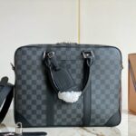 Túi xách nam Louis Vuitton hoạ tiết caro Like Auth