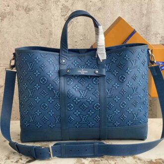 Túi xách nam LV màu xanh hoạ tiết Monogram Like Auth