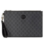 Clutch nam Gucci GG Canvas màu đen Like Auth