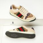 Giày Gucci GG Screener Beige gót tím Sơn Tùng Like Auth