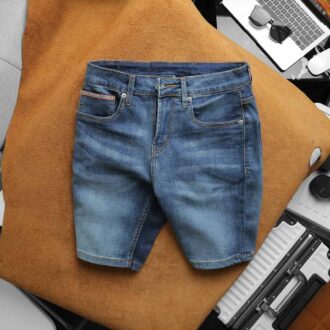 Quần Jean Burberry xanh họa tiết TB Like Auth